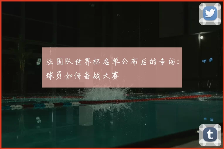 法国队世界杯名单公布后的专访:球员如何备战大赛