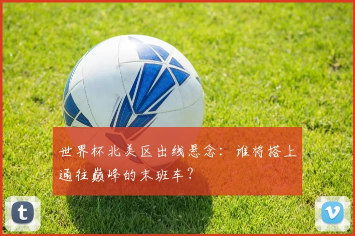 世界杯北美区出线悬念:谁将搭上通往巅峰的末班车?