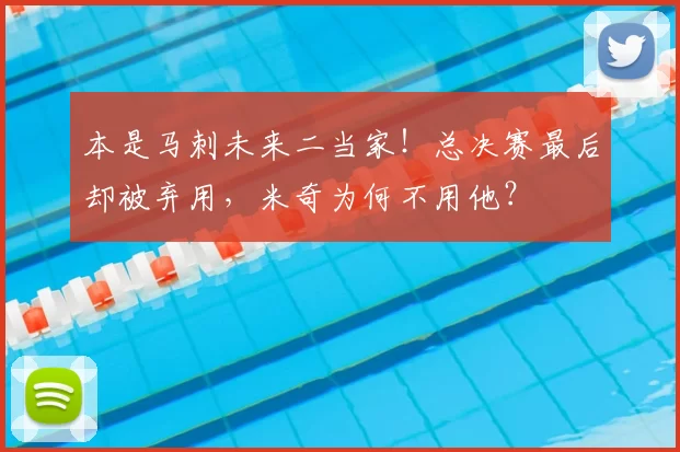 本是马刺未来二当家！总决赛最后却被弃用，米奇为何不用他？